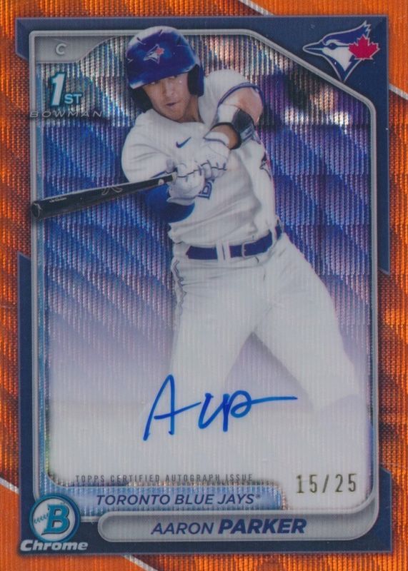2024 Bowman Draft #CPA-AP Chrome DP Auto - Orange Refractor /25 (1st)