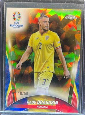 2024 Topps Chrome Sapphire Edition UEFA Euro #111 Chrome - Gold /50