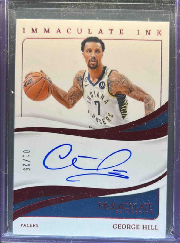 2023 Immaculate #II-GHI Immaculate Ink - Red /25