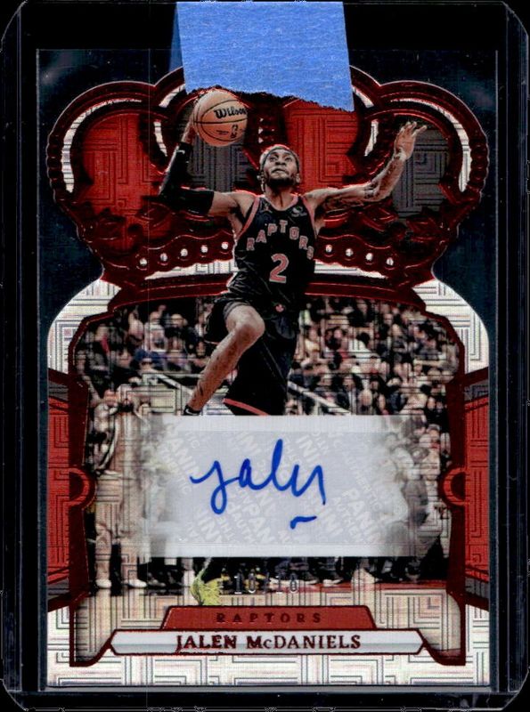 2023 Crown Royale #CA-MCD Crown Autographs - International Red /18