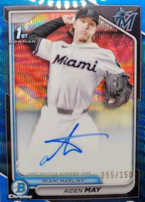 Aiden May 2024 Bowman Draft #CPA-AM Chrome DP Auto