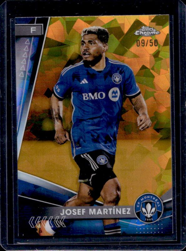 2024 Topps Chrome MLS Sapphire Edition #63 Chrome - Gold /50