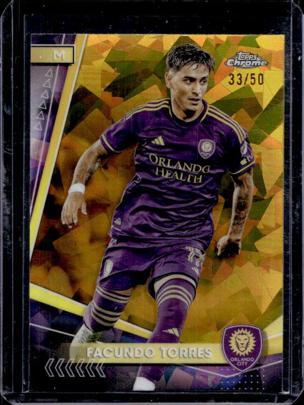 2024 Topps Chrome MLS Sapphire Edition #157 Chrome - Gold /50