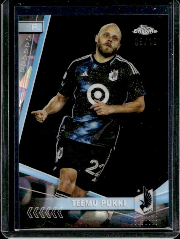 2024 Topps Chrome MLS Sapphire Edition #64 Chrome - Black /10