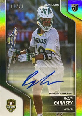 2024 Premier Lacrosse League #112 Autographs - Yellow /49