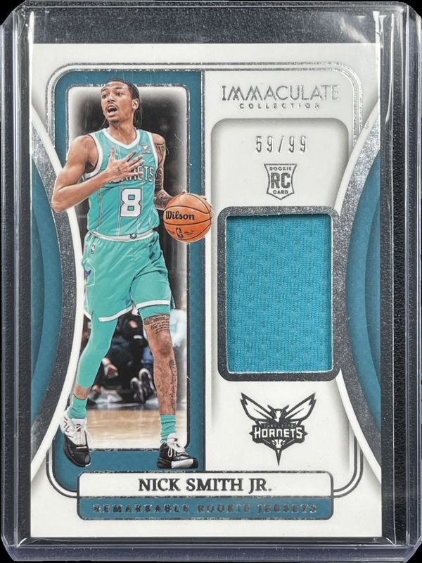 2023 Immaculate #RRJ-NSJ Remarkable Rookie Jerseys /99
