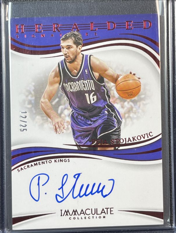2023 Immaculate #IHS-PJA Heralded Signatures - Red /25