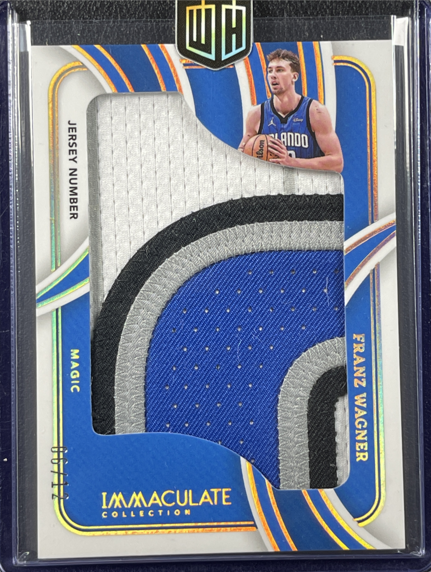 Franz Wagner 2023 Immaculate #JP-WAG Jumbo Patches - Jersey Number /7 ...