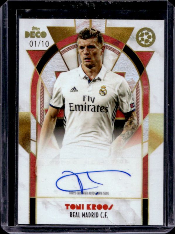 2024 Topps Deco UEFA Club Competitions Legends Autographs - Red /10