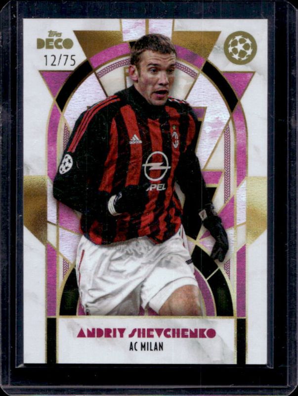 2024 Topps Deco UEFA Club Competitions Legends - Pink /75