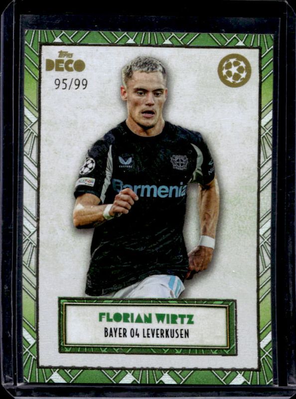 2024 Topps Deco UEFA Club Competitions Current Stars - Green /99