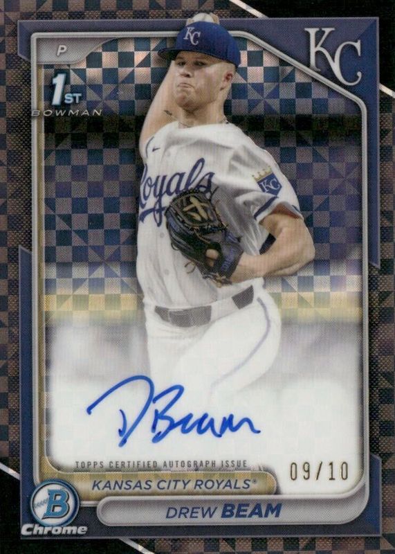 2024 Bowman Draft #CPA-DB Chrome Prospect Auto - Black X-Fractor /10 (1st)