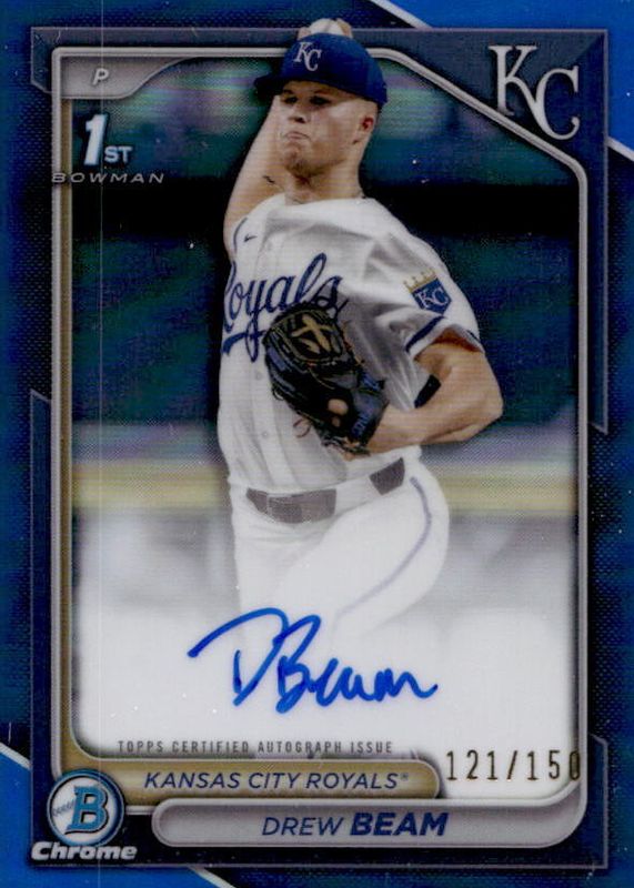 2024 Bowman Draft #CPA-DB Chrome Prospect Auto - Blue Refractor /150 (1st)