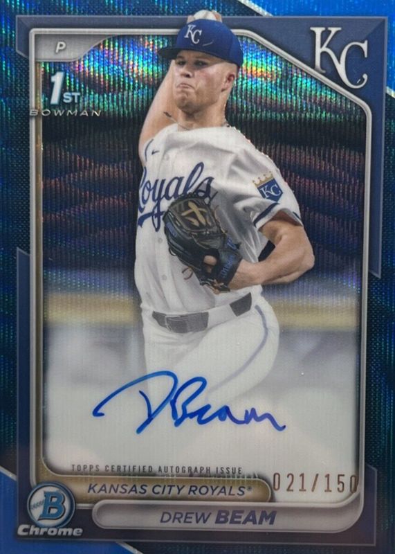 2024 Bowman Draft #CPA-DB Chrome Prospect Auto - Blue Wave Refractor /150 (1st)