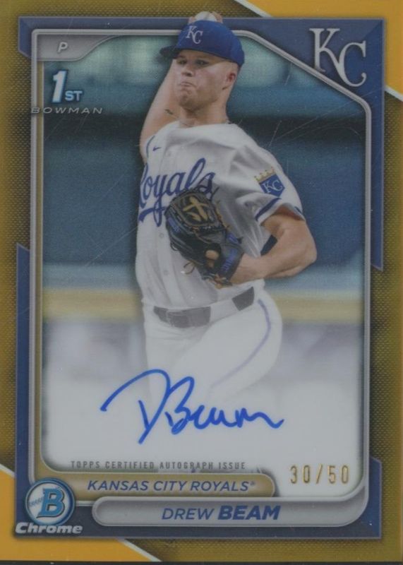 2024 Bowman Draft #CPA-DB Chrome Prospect Auto - Gold Refractor /50 (1st)