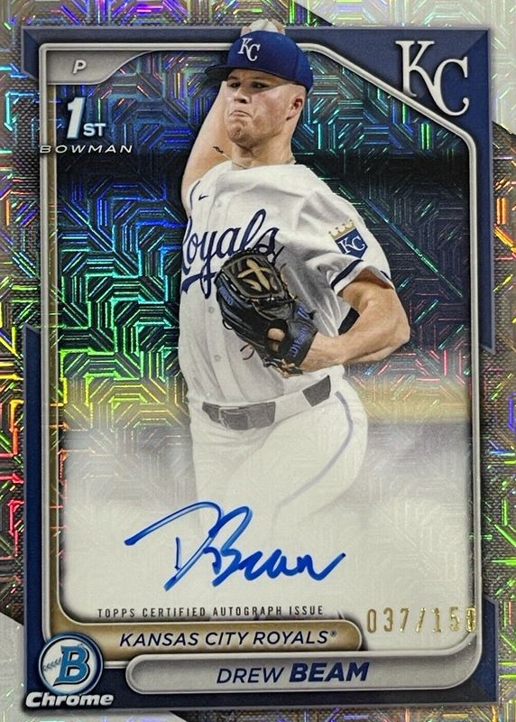2024 Bowman Draft #CPA-DB Chrome Prospect Auto - HTA Choice Refractor /150 (1st)