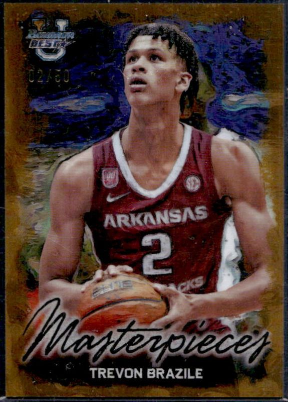 2023 Bowman Best University #BM-12 Masterpieces - Gold Refractor /50