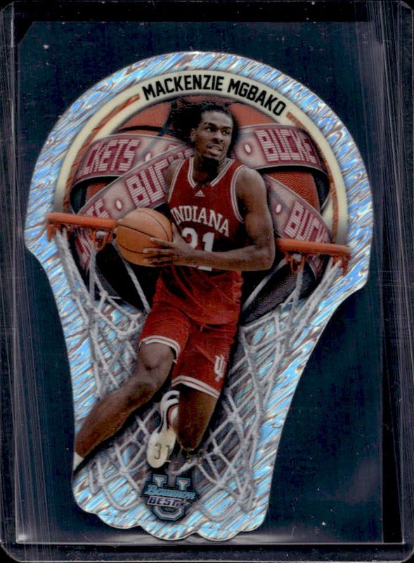 2023 Bowman Best University #BUB-4 U Buckets Die-Cut - Shimmer Refractor