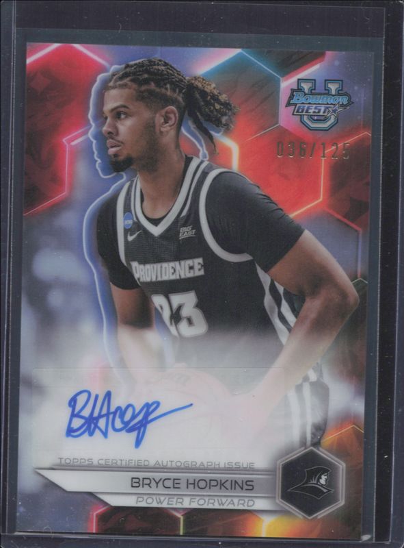 2023 Bowman Best University #B23-BH Best of 2023 Autographs - Refractor /125