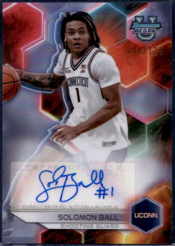 2023 Bowman Best University #B23-SB Best of 2023 Autographs - Refractor /125