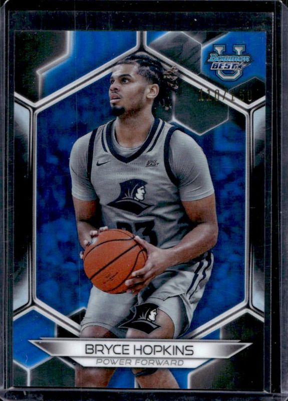 2023 Bowman Best University #72 Blue Refractor /150