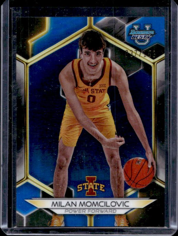 2023 Bowman Best University #32 Blue Refractor /150