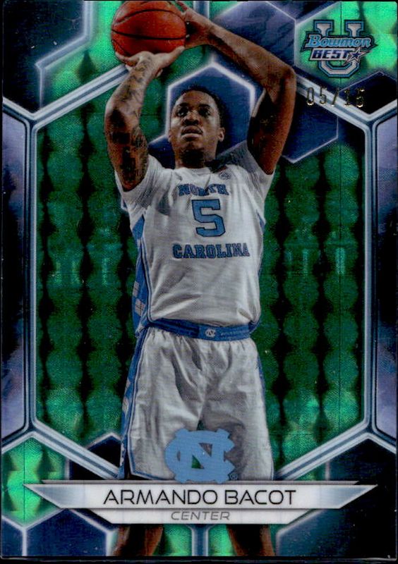 2023 Bowman Best University #90 Geometric Teal Refractor /15