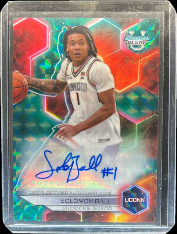 2023 Bowman Best University #B23-SB Best of 2023 Autographs - Geometric Teal Refractor /15