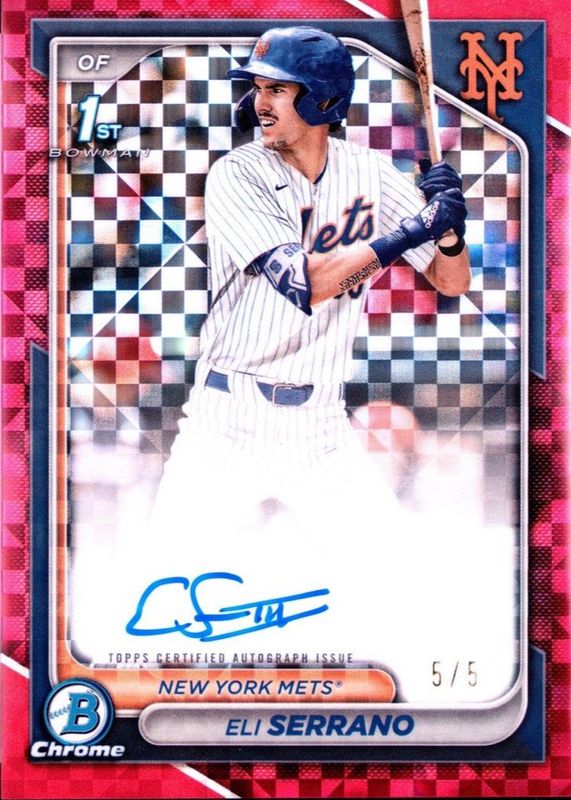 2024 Bowman Draft #CPA-ESE Chrome DP Auto - Red X-Fractor /5 (1st)