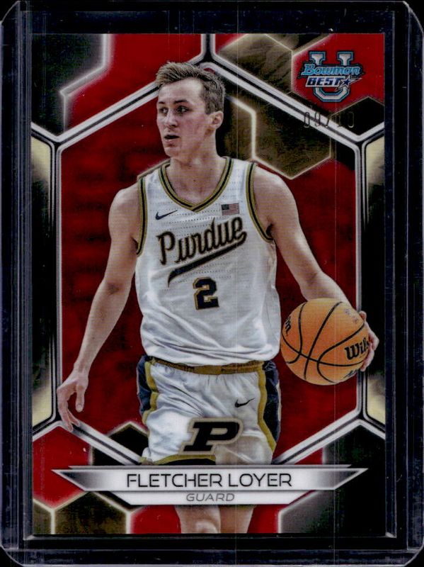 2023 Bowman Best University #75 Red Refractor /10