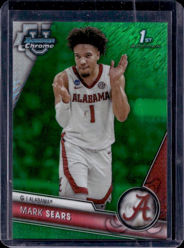 2023 Bowman Chrome University #72 Green Shimmer Refractor /99