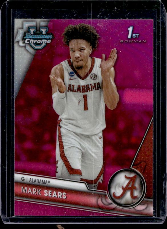 2023 Bowman Chrome University #72 Pink Refractor