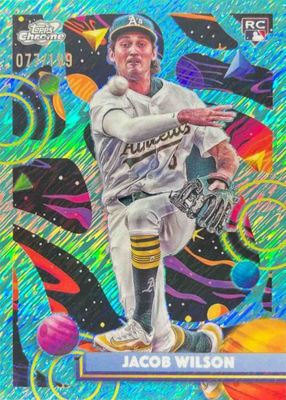 2025 Topps Chrome Cosmic #139 Aqua Equinox Refractor /199