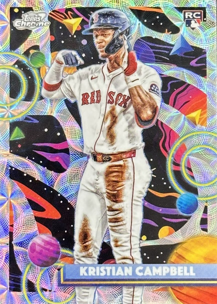Kristian Campbell 2025 Topps Chrome Cosmic #47 Nucleus Refractor