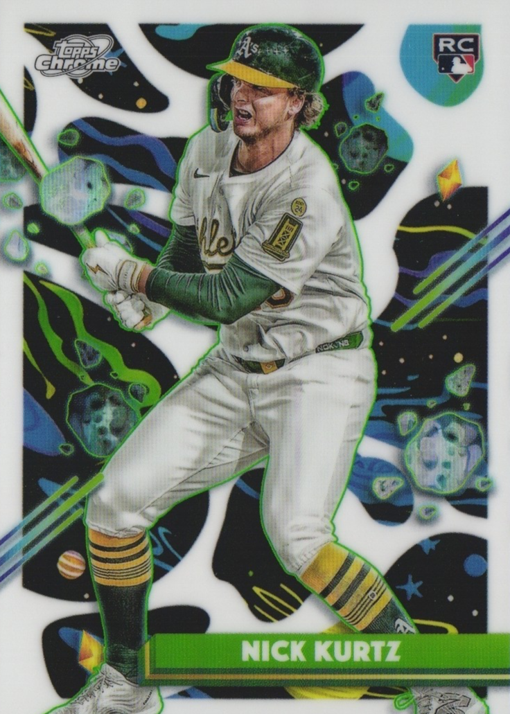 Nick Kurtz 2025 Topps Chrome Cosmic #183 White Hole Refractor