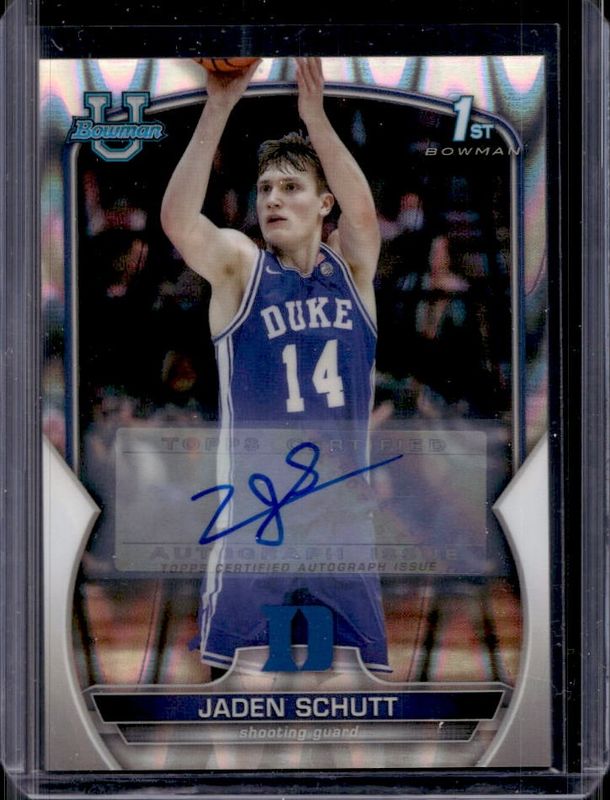 2022 Bowman Chrome University #75 Prospect Autographs - RayWave Refractor /199