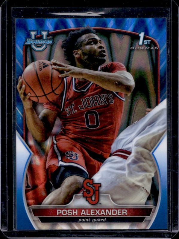 2022 Bowman Chrome University #64 Blue RayWave Refractor /199