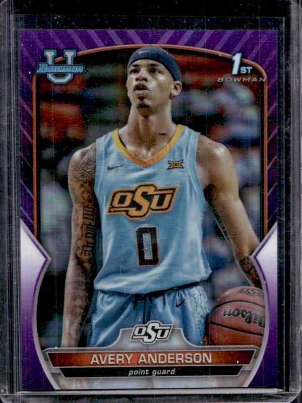 2022 Bowman Chrome University #60 Purple Refractor /399