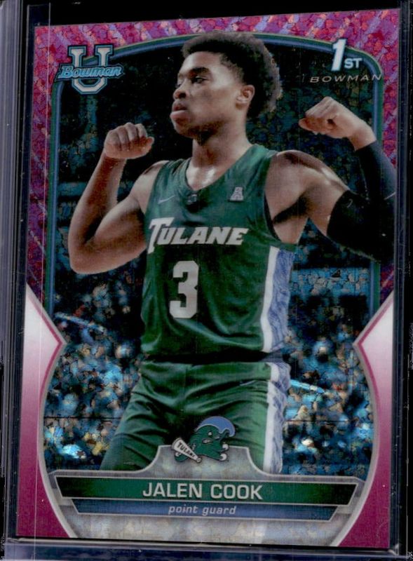 2022 Bowman Chrome University #25 Fuchsia Mini-Diamond Refractor /150