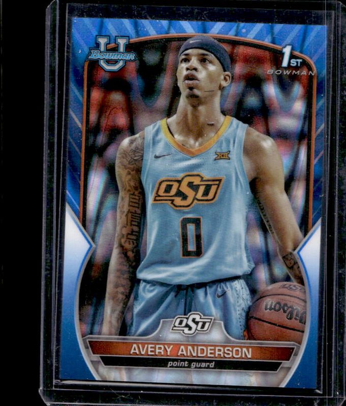 2022 Bowman Chrome University #60 Blue RayWave Refractor /199