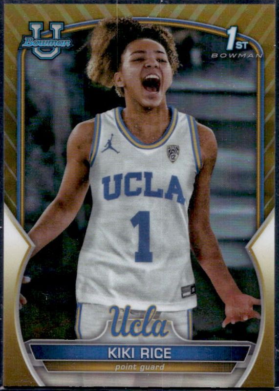 2022 Bowman Chrome University #24 Gold Refractor /50