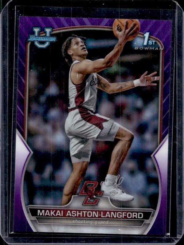 2022 Bowman Chrome University #21 Purple Refractor /399