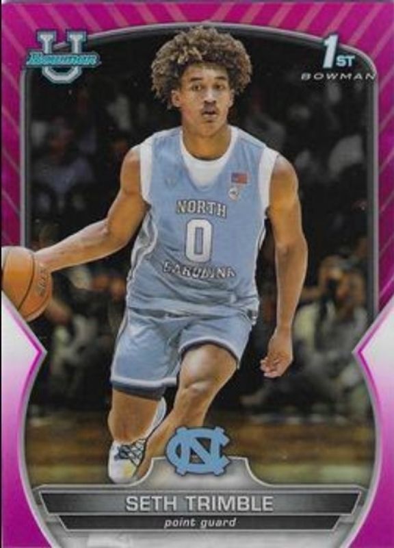 2022 Bowman Chrome University #38 Pink Refractor