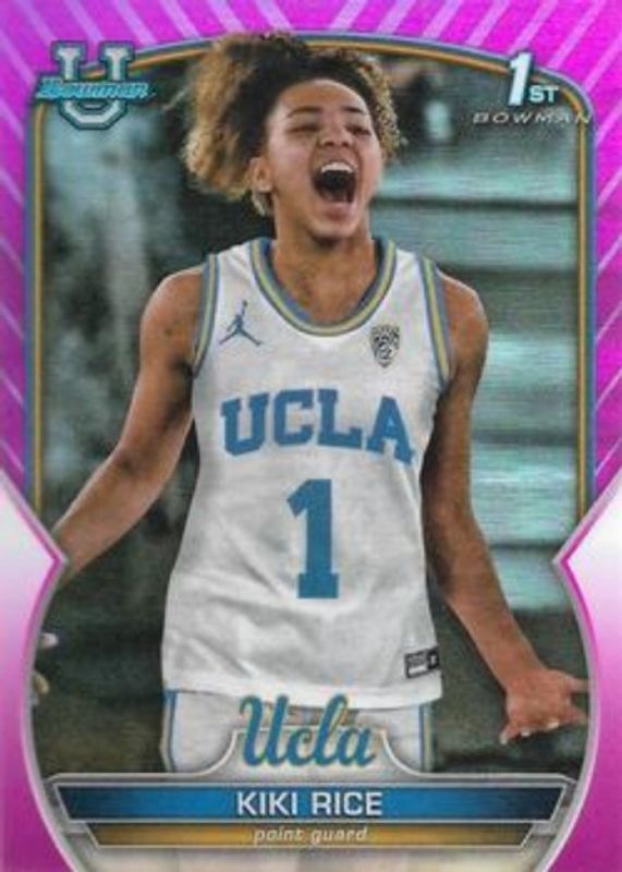 2022 Bowman Chrome University #24 Pink Refractor