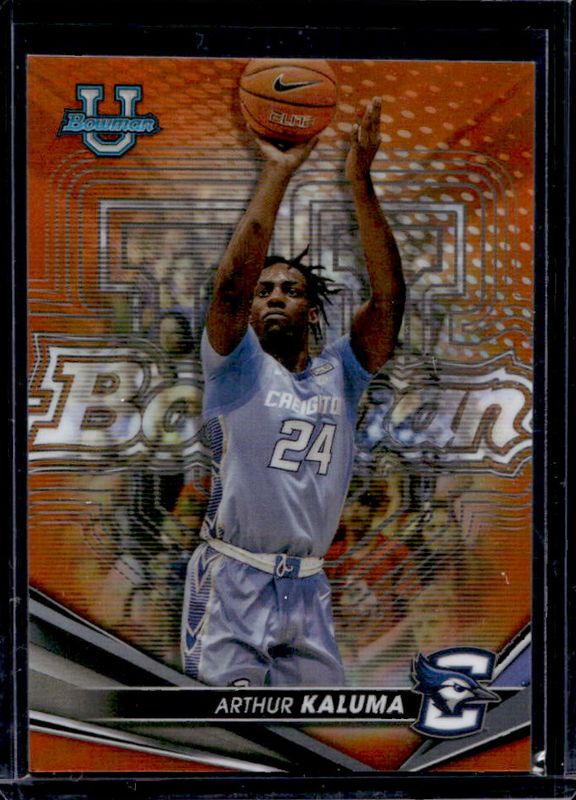 2022 Bowman Best University #4 Orange Refractor /25
