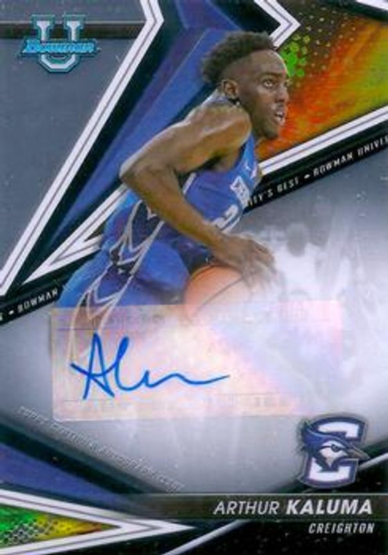 2022 Bowman Best University #BOA-AK Best of 2022 Autographs