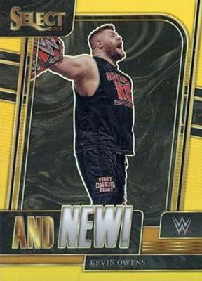 2023 Select WWE #9 And New! Gold /10
