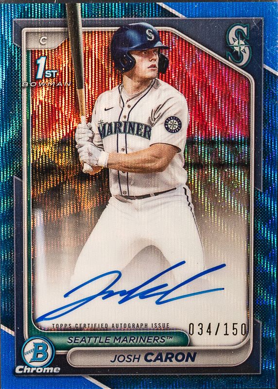 2024 Bowman Draft #CPA-JCA Chrome Prospect Auto - Blue Wave Refractor /150 (1st)