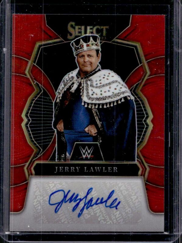 2023 Select WWE #SG-JLW Signatures Red /60