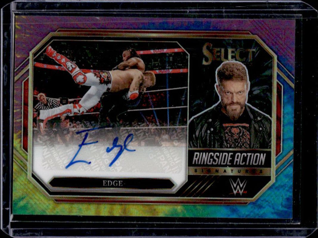 2023 Select WWE #RA-EGE Ringside Action Signatures Tie-Dye /25
